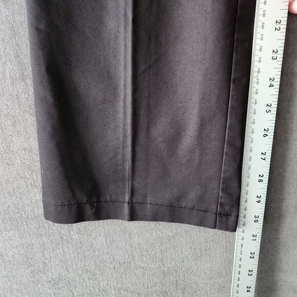 Dockers Pants Womens Size 4 Black Khaki Straight Leg - Picture 4 of 7